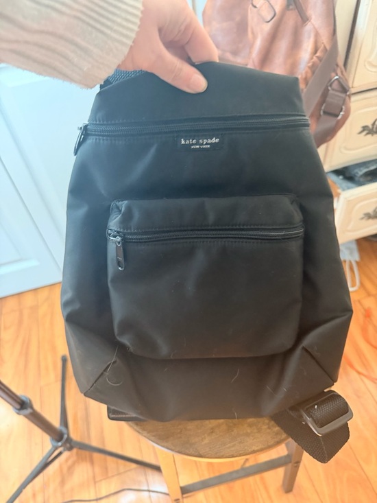 kate spade Handbags - kate spade Black Nylon Backpack with Front Zip Pocket